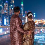 Sonalee Kulkarni Instagram – 🎆 🧨Dubai is always Diwali ready💥🎇 

#happypadwa #शुभपाडवा #padwa 🪔
#sari #saree #brown #silk @devatithi
#photographer @yashkaklotar #camera 
#dubai #dubailights #bright #skyline 
#sonaleekulkarni #kunalbenodekar Dubai, United Arab Emirates