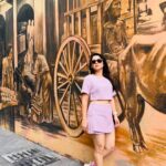 Sonalee Kulkarni Instagram - Showcasing some #graffiti #streetart #artworks of the street in #kualalumpur #malayasia and this chic outfit by @aciddresses styled by @sshorewala TRAVELOGUE is OUT now LINK in BIO #sonaleekulkarni #malaysia tour! @youtube @youtubeindia #youtube Pik Wah Cafe 碧华楼 - 茨厂街 Petaling Street