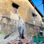 Sonalee Kulkarni Instagram - Showcasing some #graffiti #streetart #artworks of the street in #kualalumpur #malayasia and this chic outfit by @aciddresses styled by @sshorewala TRAVELOGUE is OUT now LINK in BIO #sonaleekulkarni #malaysia tour! @youtube @youtubeindia #youtube Pik Wah Cafe 碧华楼 - 茨厂街 Petaling Street
