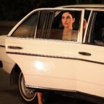 Sonnalli Seygall Instagram - Stole the husband’s suit & car for awards last night 😎 @htcity @ottplayapp Photographs : @mustafa.lightwalla #awardsnight #redcarpet #carstagram #vintagecars #mercedesclassic #classiccars #retroaesthetic