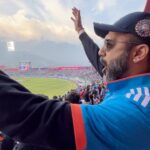 Sonnalli Seygall Instagram - My 1st game ever turned out to be epic ⭐️👏 #IndVsNewZealand P.S.- Dharmshala stadium your beaut 🤌 #cricketfans #iccworldcup2023 #dharmshala #icc #iccworldcup #worldcup2023