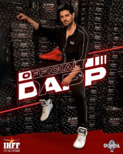 Sooraj Pancholi Instagram - This November excited to launch the NEW❤️‍🔥 @officialdapp Collection at the @sheruclassic #IHFFexpo It’s time we all lift in style 💯 Can’t wait to see you there on the 17-18-19 Nov ! #DAPP @ihff_expo