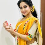 Soumitrisha Kundu Instagram - Hare krishna! 💛 styling @jayi2886 makeup @brushofpritam hair @sarmistha1992