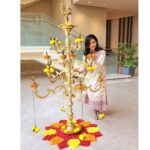 Sowmya Menon Instagram – Wishing you all Happy and Prosperous Navratri 🪔🪔
#Navratri #firstdayofnavratri #navratrifestival