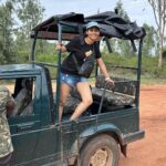 Spandana Palli Instagram - Vibing with nature 🌷💃🏼 Bandipur Tiger Reserve
