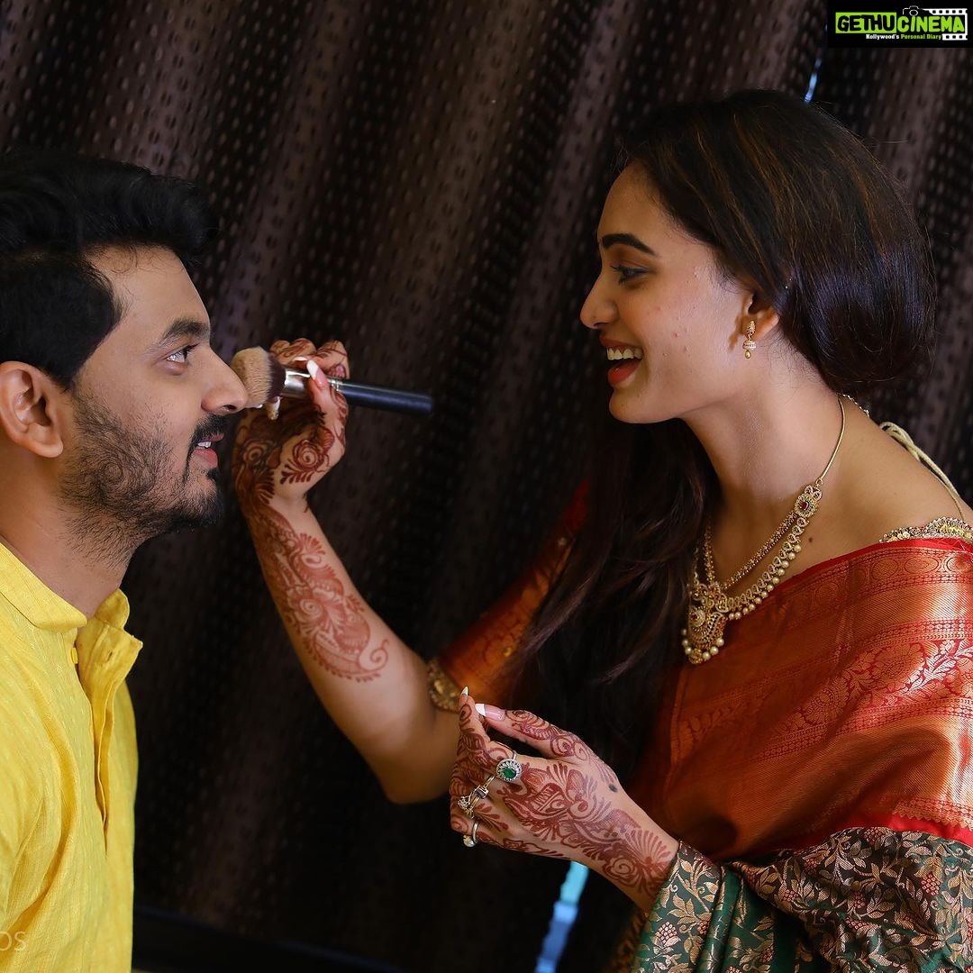 Spandana Palli Instagram - ♥️ @nameisprithvi happy rakshabandhan
