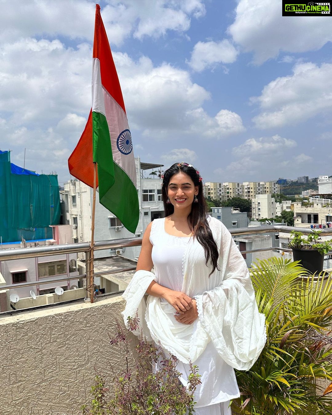 Spandana Palli Instagram - happy independence day 🇮🇳 India