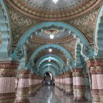 Spandana Palli Instagram - It was just a surprising 💫 coincidence that my 👗 dress matched with the Mysore Palace #bliss #happysoul #for #ever #rich #royal Mysur Palace