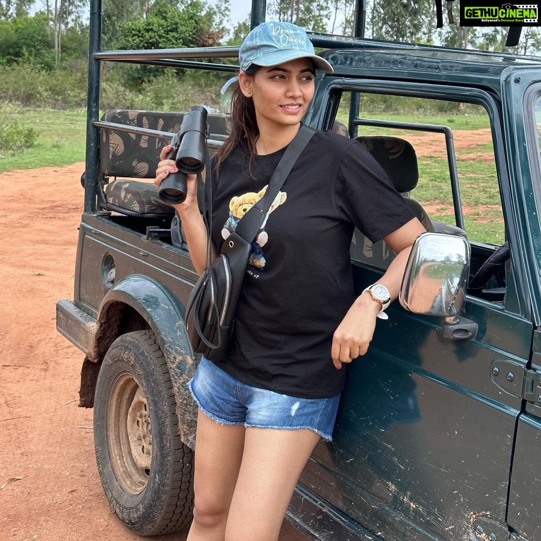 Spandana Palli Instagram - Vibing with nature 🌷💃🏼 Bandipur Tiger Reserve