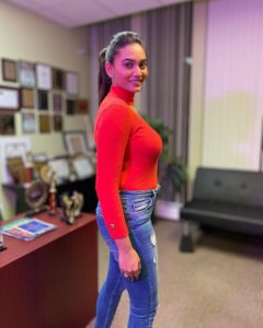 Spandana Palli Instagram - ♥️ Always look at the bright side🌷 Times Square, New York City