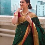 Spruha Joshi Instagram - When you want to wear a saree everywhere #spruhajoshi #marathiactors #movies #theatre #actorslife #zee #zeemarathi #marathitelevision