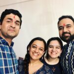 Spruha Joshi Instagram - Like always.. little late in posting the pictures! Rakshabandhan With my lovelies!
