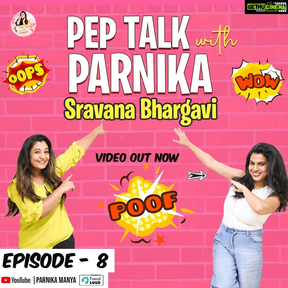 Sravana Bhargavi Instagram - Don’t miss this Super exited episode of Pep Talk With Parnika Ft- @ravurisravana.bhargavi ❤️. Link in Bio😍