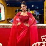 Sreejita De Instagram - Red is my favourite 😍 Outfit @aahava_couture Sourced by @littlepuffsofhappiness @styleitupwithraavi Nathni @kushalsfashionjewellery #fashion #redgown #instagram #instagood #fashioninsta #actor #actorslife #bollywood #sreejitade