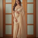 Sreeleela Instagram - Unsaid words, understood hearts ✨ . . . . . . . . Styled by - @ashwin_ash1 & @hassankhan_3 Style team - @avinash_kajjam Outfit - @shyamalbhumika @quirkbrandconsulting Jewellery- @lovisajewellery Make up @deepikakarnanimakeovers Dressman - @johnmarkgari Shot by - @arifminhaz