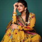 Sreeleela Instagram - Allowing myself to be who I truly am ✨ . . . . . . Styled by - @ashwin_ash1 & @hassankhan_3 Style team - @avinash_kajjam Outfit - @mahimamahajanofficial Jewelry- @houseofqc Shot by - @pranav.foto Makeup by- @Deepikakarnanimakeovers Hair by- @koduruamarnath
