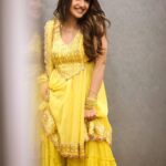Sreeleela Instagram - Your name is my favourite word 💛 . . . . . . . . . Styled by - @ashwin_ash1 & @hassankhan_3 Style team - @avinash_kajjam Outfit - @gopivaiddesigns @store.niam Jewelry- @karnikajewelshyd Shot - @pranav.foto Makeup- @Deepikakarnanimakeovers Hair- @tejisinghofficial