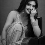Sreeleela Instagram - Your name is my favourite word 💛 . . . . . . . . . Styled by - @ashwin_ash1 & @hassankhan_3 Style team - @avinash_kajjam Outfit - @gopivaiddesigns @store.niam Jewelry- @karnikajewelshyd Shot - @pranav.foto Makeup- @Deepikakarnanimakeovers Hair- @tejisinghofficial