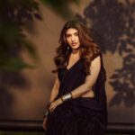 Sreeleela Instagram - When you don’t know what to wear the knack is wear black ✨ . . . . . . . . Styled by @rashmitathapa Wearing @tanva_by_deepika Jewellery @karnikajewelshyd Makeup @makeupartist_arti Hair @tejisinghofficial Shot by @puchi.photography Styling team @tedhimedhi