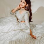 Sreeleela Instagram - Celestial whispers 🪽 With my baby girl bliss @missss_blissss . . . . . . . . . Styled by @rashmitathapa Wearing @yaksideepthireddy Jewellery @jatinmorjewels Makeup @makeupartist_arti Hair @taniadhingra Shot by @puchi.photography Styling team @tedhimedhi Bangles @karnikajewelshyd