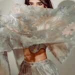 Sreeleela Instagram - Celestial whispers 🪽 With my baby girl bliss @missss_blissss . . . . . . . . . Styled by @rashmitathapa Wearing @yaksideepthireddy Jewellery @jatinmorjewels Makeup @makeupartist_arti Hair @taniadhingra Shot by @puchi.photography Styling team @tedhimedhi Bangles @karnikajewelshyd