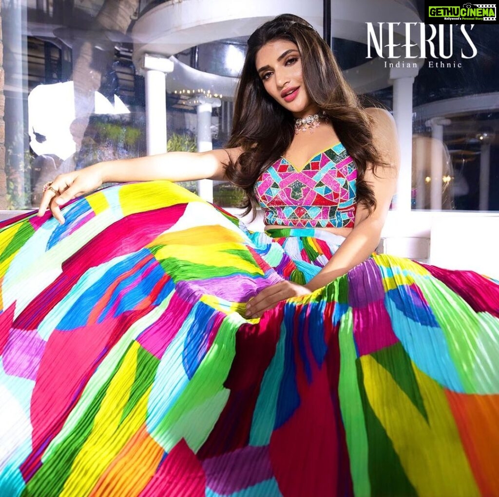 Sreeleela Instagram - Thrilled to announce my collaboration with Neerus, where fashion dreams come alive! Get ready to be swept away by the allure of style. @neerusindia @avnish003