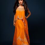 Sreeleela Instagram - Don’t look at the caption look at me 😛 . . . . . . . Styled by - @ashwin_ash1 & @hassankhan_3 Style team - @ahmedxmirza Outfit - @store.niam Make up @deepikakarnanimakeovers Hair - taniadhingra Dressman - @johnmarkgari Shot by - @pranav.foto