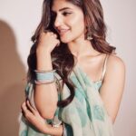 Sreeleela Instagram - The cameras eyes make me shy 🤭 . . . . . Outfit @rang_by_shilpa Styled by @ashwin_ash1 @hassankhan_3 Style team @avinash_kajjam Jewelry- @shopriyaaofficial Clicked by @arifminhaz Makeup By- @Deepikakarnanimakeovers Hair by @priyankaarora22