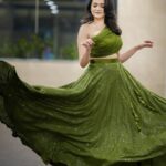 Sri Satya Instagram - Lost in a world of twirls and dreams✨✨✨ 💃🏻 @taras_couture_ MUA @naturalsvijayawada 📸 @pellipusthakam.in