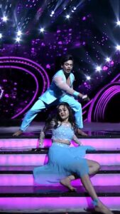 Sri Satya Instagram - I love you song promo ♥️ 

Beautiful outfits from @amulyakrishnacoutureofficial 🫶🏻
Choreography: @priyankashetty046 💯
Asst by : @gauravsharmaofficial_ 🙌🏻