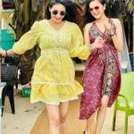 Sri Satya Instagram - Goa vibe’s with sathipandu #instagram #goavibes ##goapics #goa #friendship #bhanusree🔥❤️ #srisatya #enjoying #goodvibes #chill