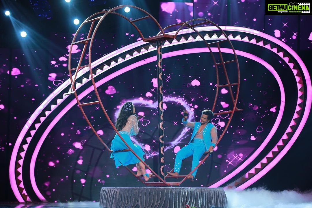 Sri Satya Instagram - This is most difficult and risk performance we did β₯οΈ and it came out really well π all credits to our choreographer @priyankashetty046 π― Hope you all love it. Do watch our performance on @starmaa at 9.00 pm ππ» Partner : @sri_satya_ β¨ Outfits : @amulyakrishnacoutureofficial Thank you for best outfits every time π― Choreography: @priyankashetty046 β
Assist by : @gauravsharmaofficial_ bhai @prajath_naik bhai ππ» PC : @ranjithpawan_photography