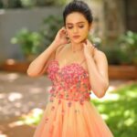 Sri Satya Instagram - 🦋 . . . 👗 @amulyakrishnacoutureofficial ❤️