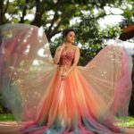 Sri Satya Instagram - 🦋 . . . 👗 @amulyakrishnacoutureofficial