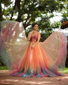 Sri Satya Instagram - 🦋 
.
.
.
👗 @amulyakrishnacoutureofficial