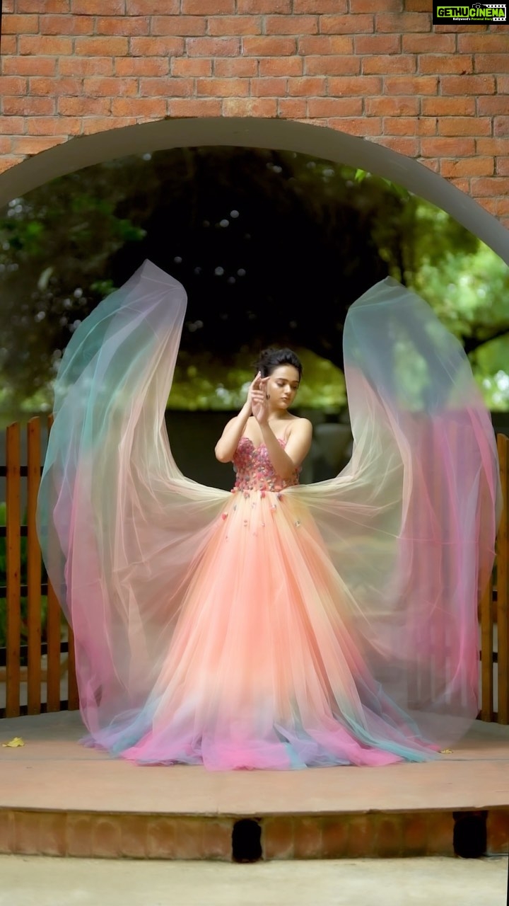 Sri Satya Instagram - 🦋 . . Outfit @amulyakrishnacoutureofficial ❤️ Vc @its_me_anwarhussain Edit @pellipusthakam.in