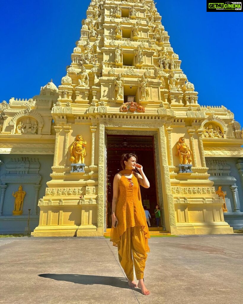 Sri Satya Instagram - A wonderful morning ❤️ Sri Selva Vinayakar Koyil - Ganesha Temple - Brisbane