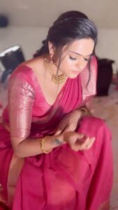 Sri Satya Instagram - Telugu buttabomma ❤️ 
.
.
Mua @naturalsvijayawada @nagmakeovers