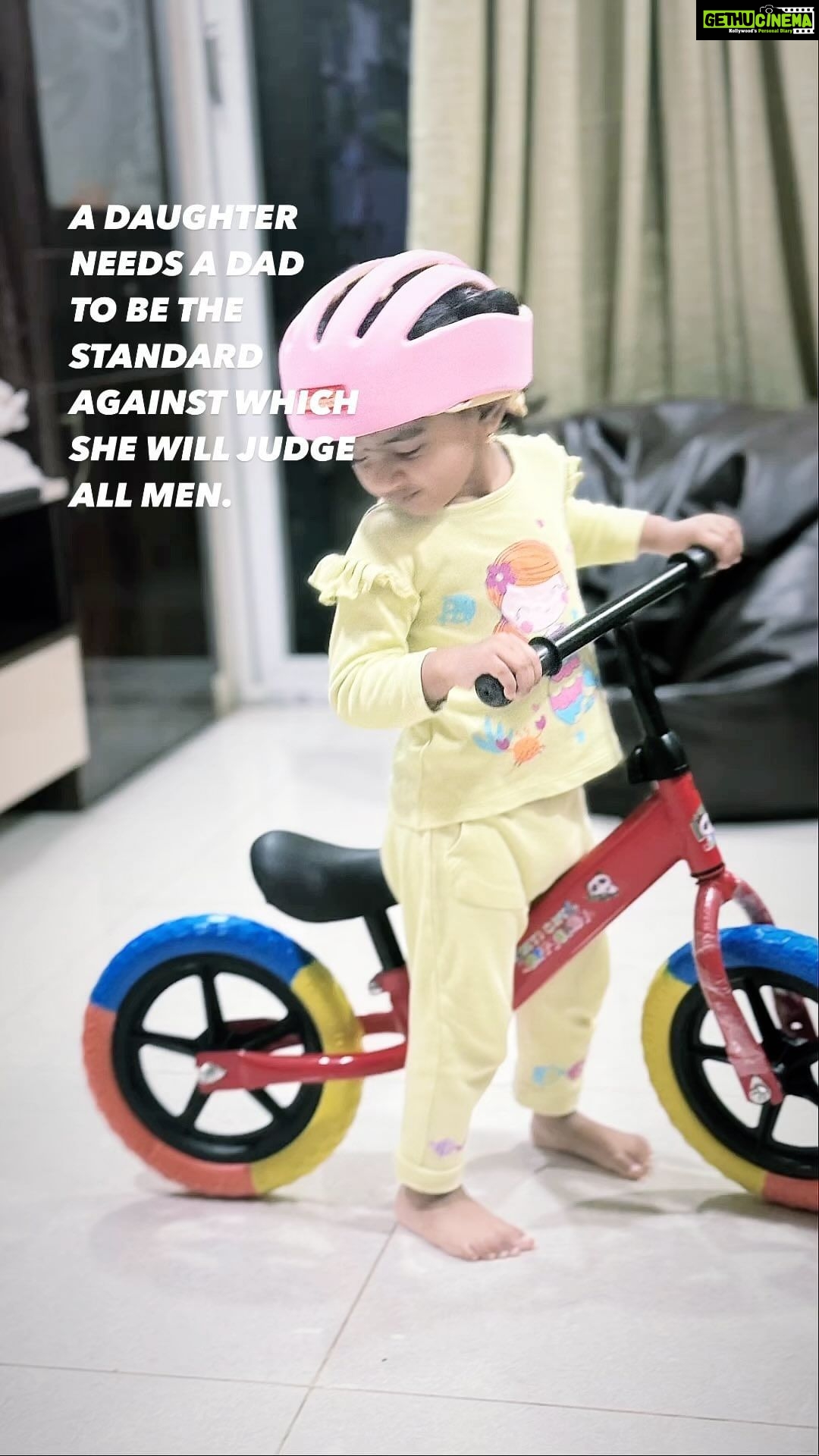 Sridevi Ashok Instagram - A DAUGHTER NEEDS A DAD TO BE THE STANDARD AGAINST WHICH SHE WILL JUDGE ALL MEN ❤️🫶 @sitara_chintala @ashok_chintala