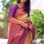 Sridevi Ashok Instagram - Wear a saree and make heads turn. Saree from @lfab_creations #srideviashok #sareelove #sareestyle #fashionstyle #fashionnova #sareeindia #sareedraping #hairstyles #fashionblogger