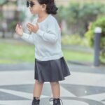 Sridevi Ashok Instagram - Happy Children’s Day 🫶❤️ @sitara_chintala The earth reveals its innocence through the smiles of children. A very warm wish for all the children on this special day. Photography : @rootzstudios #kidsphotography #childphotography #childrensday #kidsfashion #kidsdress #chennaikids