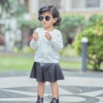 Sridevi Ashok Instagram - Happy Children’s Day 🫶❤️ @sitara_chintala The earth reveals its innocence through the smiles of children. A very warm wish for all the children on this special day. Photography : @rootzstudios #kidsphotography #childphotography #childrensday #kidsfashion #kidsdress #chennaikids