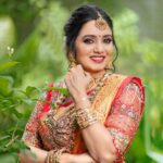 Srithika Instagram - "A touch of sophistication and a dash of allure - our bridal blouses are crafted with love." . On Screen: @srithika_saneesh Designer: @kayalkumaran Photography: @weddingsbyskphotography Assisted: @st_kamal_official MuA: @honeylang_makeup_artist Assisted: @udhaya_makeup_world Location: @laureliavilla . Special thanks to @ssr_aaryann , @balajipuducherry @_kumaran_murugesan_ for support.. . #unikcreations #kayalkumaran #bridalblouse #bridesofinstagram #srithika #tamilactress #galatta #pondicherry #pondicherrydiaries🌴🏖️ Auroville : The Future of World in India