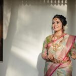 Srithika Instagram - “Follow your passion; it will lead you to your purpose.” . On Screen: @srithika_saneesh Stylist: @kayalkumaran Blouse: @unikpondicherry MuA: @renuka_makeoverartistry Jewels: @pushpa_jewellers Saree: @prithyuka Location: @rknresorts Photography: @sree_studiospdy . #uniKcreation #bridalblouse #makeupartist #shoot #actress #srithika #pondicherry #trending #reelsínstagram RKN Beach Resort
