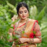 Srithika Instagram - "A touch of sophistication and a dash of allure - our bridal blouses are crafted with love." . On Screen: @srithika_saneesh Designer: @kayalkumaran Photography: @weddingsbyskphotography Assisted: @st_kamal_official MuA: @honeylang_makeup_artist Assisted: @udhaya_makeup_world Location: @laureliavilla . Special thanks to @ssr_aaryann , @balajipuducherry @_kumaran_murugesan_ for support.. . #unikcreations #kayalkumaran #bridalblouse #bridesofinstagram #srithika #tamilactress #galatta #pondicherry #pondicherrydiaries🌴🏖️ Auroville : The Future of World in India
