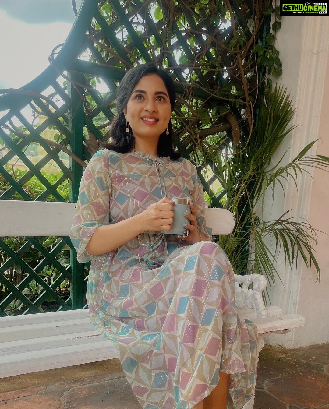 Srushti Dange Instagram - What goes best with a cup of ☕️ ? Another cup
