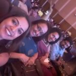 Sruthi Hariharan Instagram - One of those saree wearing days in a phoren country. Witnessed a beautiful concert filled with some epic Tamil songs and enjoyed it with three of my favourite people. @sirishaandavolu @gopiraji @rajeegopi #dallasstories Saree from @suta_bombay