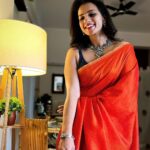 Sruthi Hariharan Instagram - I've always looked at jewellery, as a form of art and creative expression. Hence, when I see something different and exquisite, I lose my heart to it . Like this set from @citrinejewellery . Just that piece was enough to make me feel a little extra zhuzhed up :) Thank you @shashwatichandrashekar for making sure I wear it ♥️