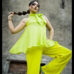 Subhashree Ganguly Instagram - 💚💚💚 . . . . . . #instafashion #instapic #instagood #ootd #ootdfashion #fashionista