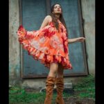 Subhashree Ganguly Instagram - Slay the day 🧡 . . . . . . #instafashion #instagood #instagram #fashionstyle #ootd #slay